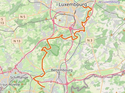 GR-SLD - Sentier du Sud 1 (Luxembourg-Dudelange)