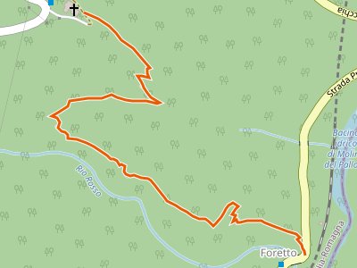 CAI-195 - Molino del Pallone (Foretto) - Santuario Madonna di Calvigi