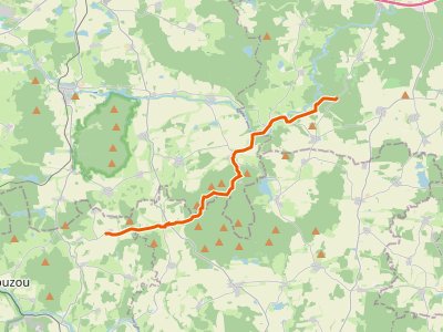 GR-I24 - Svatojakubská cesta, Železná trasa, Kladruby - Hostouň