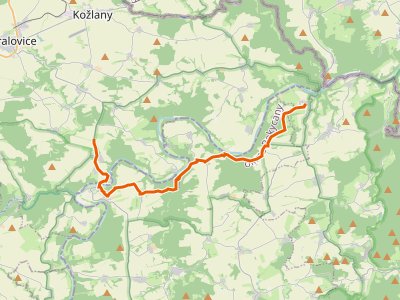 GR-I24 - Svatojakubská cesta, Železná trasa, Zvíkovec - Kralovice