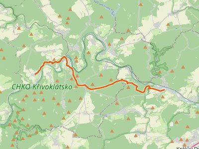 GR-I24 - Svatojakubská cesta, Železná trasa, Nižbor - Nezabudice