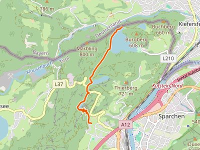 PR-GLW - Grenzenlos Wanderweg (Oberaudorf - Kiefersfelden - Kufstein)