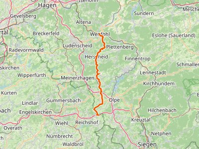 PR-X12 - X12 Richard-Schirrmann-Weg (Werdohl-Drolshagen)