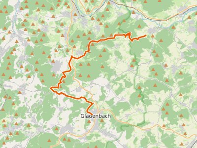 PR-LDB blau - Lahn-Dill-Bergland-Pfad Etappe 4 Gladenbach - Caldern