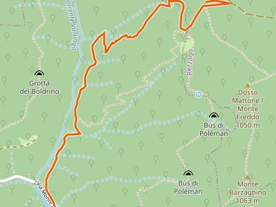 CAI-346 - strada per Forum Franciscanum - Monte Barzaghino