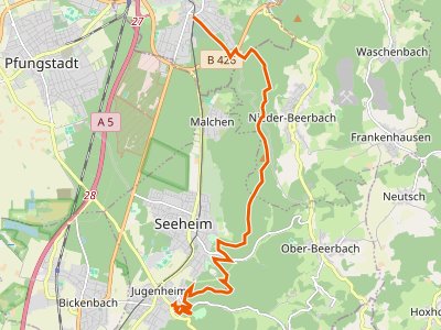 PR - Burgensteig Bergstraße Etappe 1