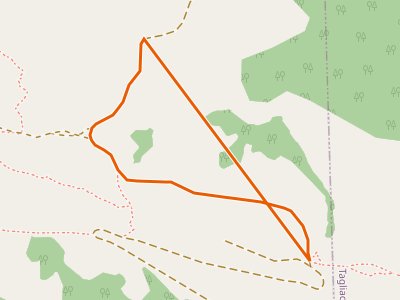 CAI-541 - dal Cammino dei Briganti sent. 540 - punto Tabella - Marano