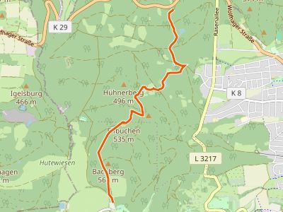 PR-Dreieck, Kassel - Erlenloch - Herkules