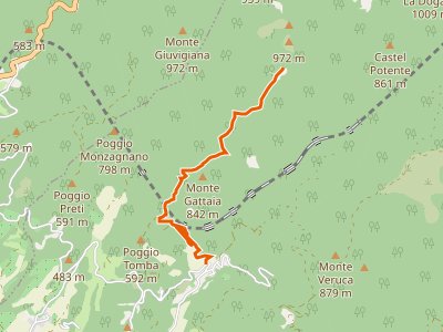 CAI-332 - Gattaia - Colla di Casaglia