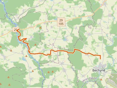 PR-3312 - [Z] Podolský most - Bechyně