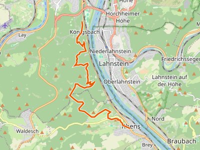 GR-RB7 - Rheinburgenweg 7. Etappe Koblenz - Rhens