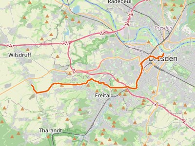 GR - Jakobsweg an der Frankenstraße, Dresden-Grumbach