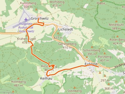 PR - Grünes Rechteck bei Keilhau
