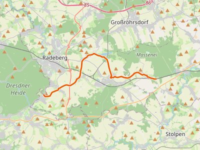 GR - Jakobsweg an der Frankenstraße, Bischofswerda-Ullersdorf