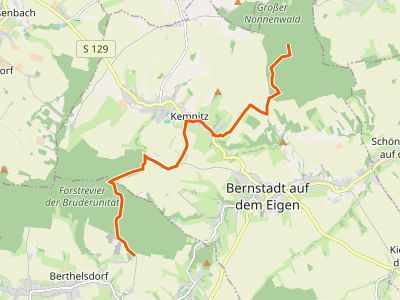 PR - Neuberthelsdorf - Hochstein (grüner Strich)