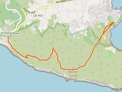 CAI-138 - Colle di Colombaia - Marina di Campo