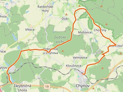 PR-1201 - [M] Chýnov - Dobronice - Knížecí rybník