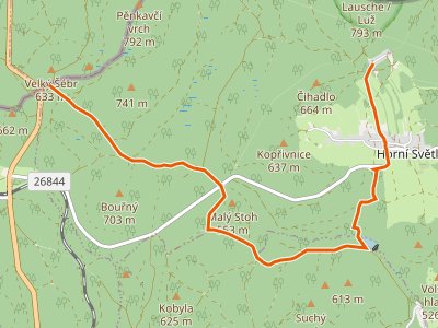 PR - [Z] Stožecké sedlo - Horní světlá