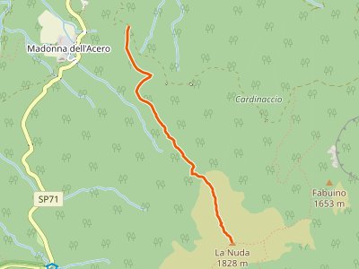 CAI-327 - Sentiero 323 - Monte la Nuda