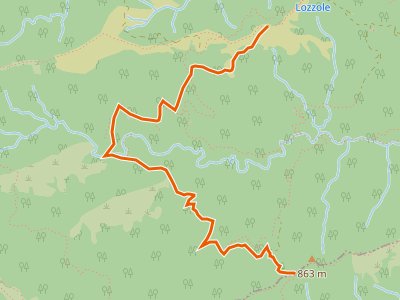 CAI-551 - S. R. 302 - Percorso CAI 505 (Lozzole)