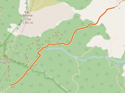 CAI-623A - Rifugio Monteorsaro - Percorso 623