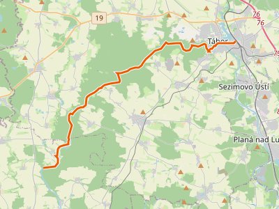 GR-0104 - [Č] Tábor - Týn nad Vltavou