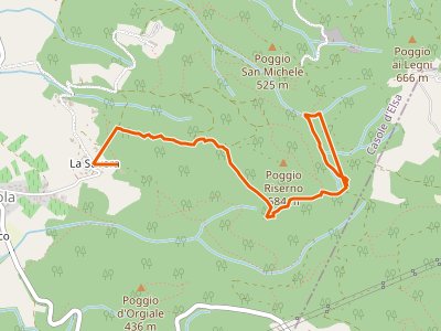 CAI-107 - Pievescola - La Cetina (pressi)