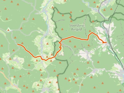 PR - Gebietswanderweg Rotes X, Mittelsinn - Wegscheid