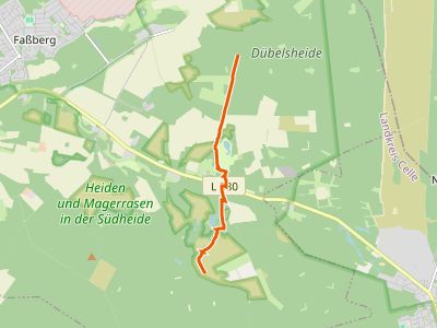 GR - Heidschnuckenweg, Zugangsweg Oberohe