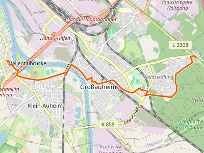 PR - Gebietswanderweg Steinheim = Großauheim