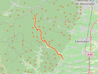 PR - Pfälzerwald Gelb-Weißer Balken