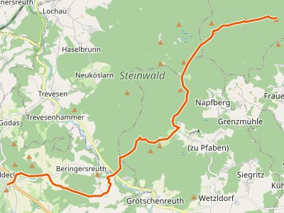 PR - Goldsteig Zuweg Nr.2A Waldeck → Burgruine Weißenstein