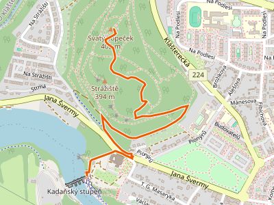 PR-6996 - [Ž] Kadaň údolní nádrž - Svatý vrch