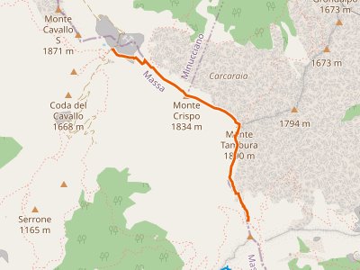 CAI-148 - Passo Della Focolaccia - Passo della Tambura