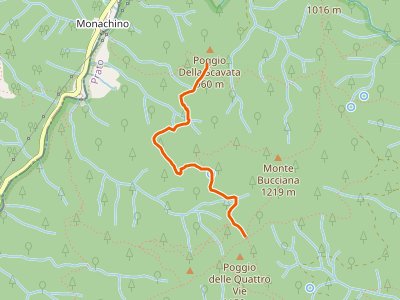 CAI-417 - Ponticino Santo Stefano a Monachino - Foce di Cerbiancana