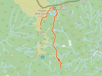CAI-235 - Percorso 203 - Passo della Nevaia