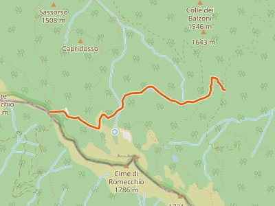 CAI-551 - Percorso 543 - Colle delle Vacche