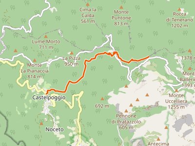 CAI-185 - Castelpoggio - Rifugio Carrara