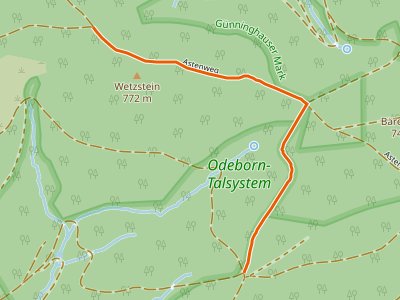 PR-rotes Dreieck - Kammweg K3