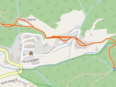 CAI-908A - Raggioli - Incrocio Sentiero 206