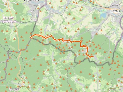 PR - Lückendorf - Dreiecker (gelber Strich)