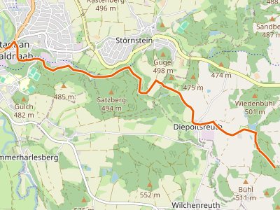 PR-5a - Goldsteig Zuweg Nr.5A Ritzlersreuth → Neustadt a.d.Waldnaab