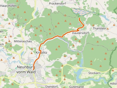 GR - Goldsteig S8 Verzweigung Kulzer Moos - Neunburg v.W.