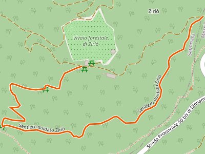 CAI-131B - Sentiero guidato Ziriò (Variante Saponara SI)