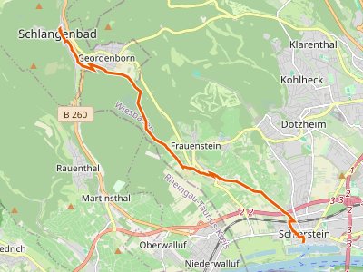 PR - Rotes Dreieck WI Schierstein nach Schlangenbad