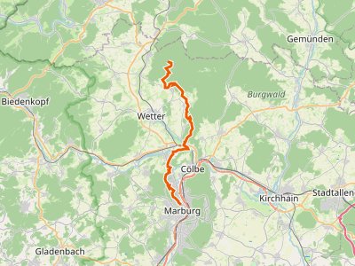 GR - Burgwaldpfad (Teilstrecke Marburg-Christenberg)