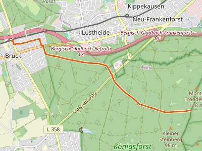 PR-5a - [5a] Wanderweg 5a des KEV [Köln]