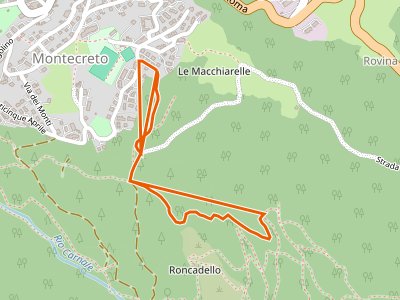 CAI-459 - Montecreto - Strada Lago della Ninfa