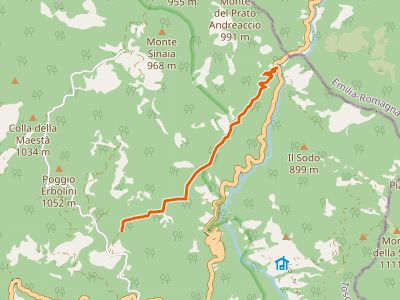 CAI-403 - S.S. 67 (Osteria Nuova) - Percorso CAI 00 (Fiera dei Poggi)