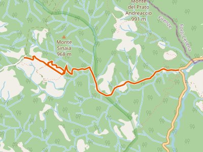 CAI-405 - S.S. 67 (Osteria Nuova) - Percorso CAI 419 (il Crocione)